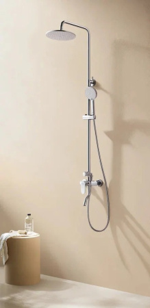 Душевая система с изливом Arrow AHMG33013CP хром